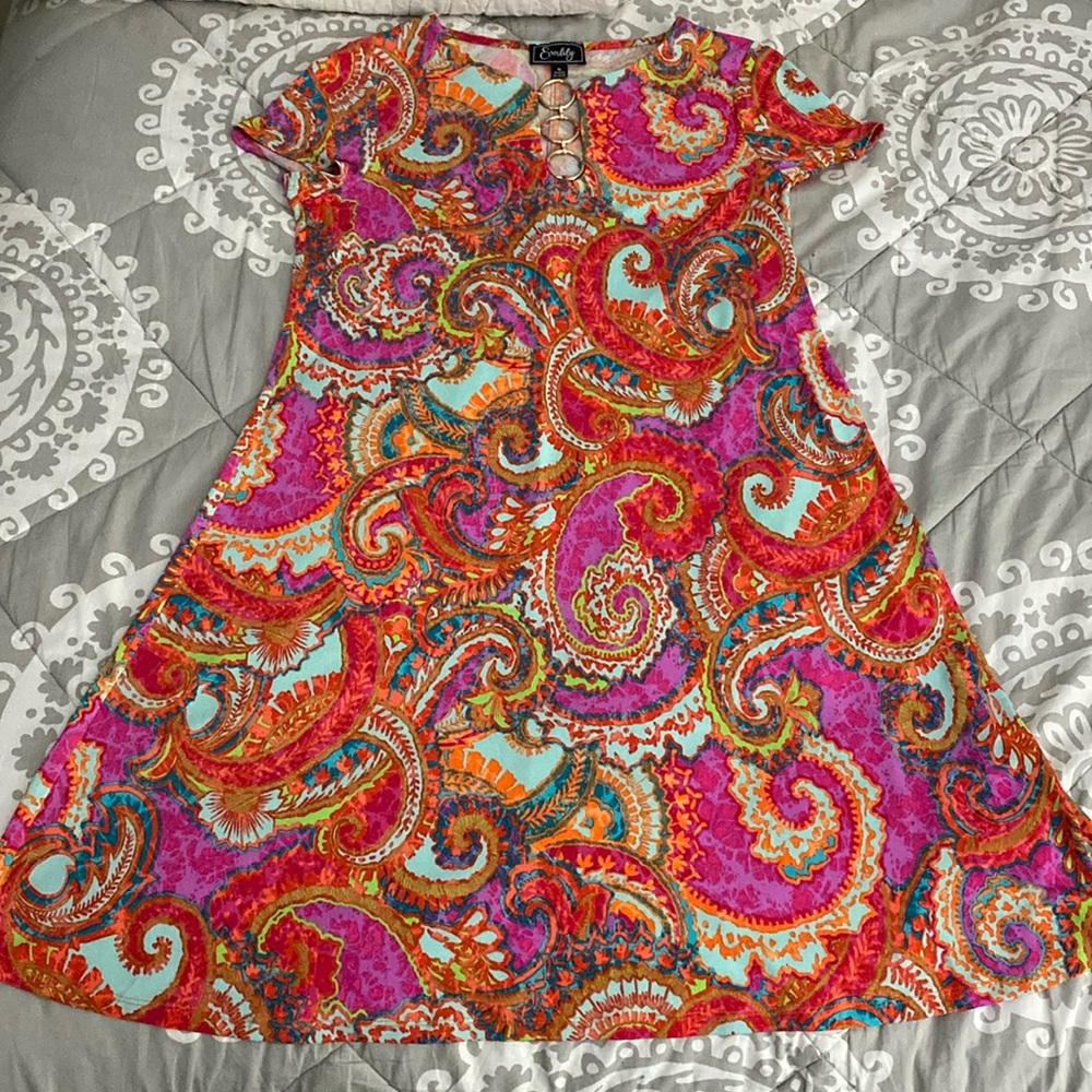 Everlily Paisley Dress Size M